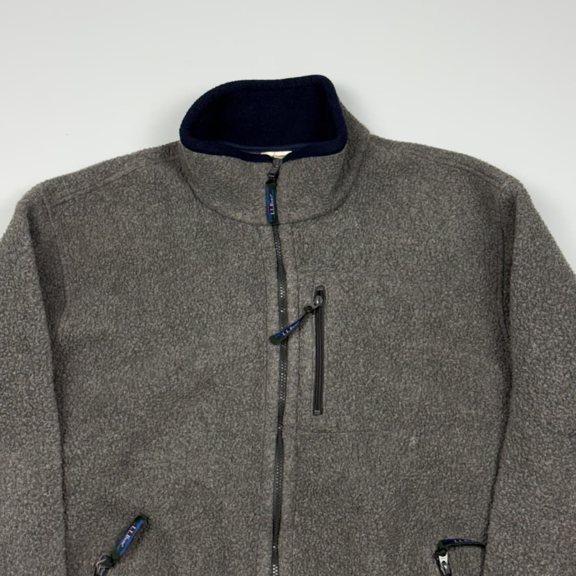 (110) 80s 엘엘빈 플리스 자켓 다크그레이 상품이미지3