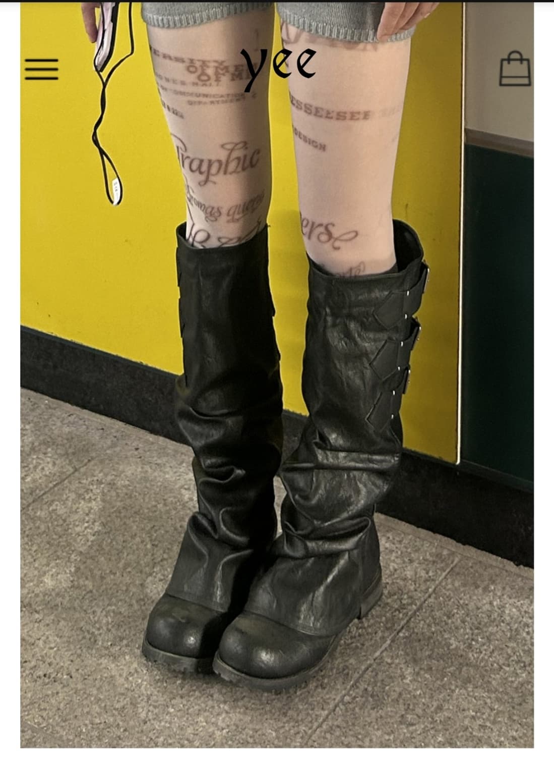 yee 롱부츠 250 새상품 상품이미지1