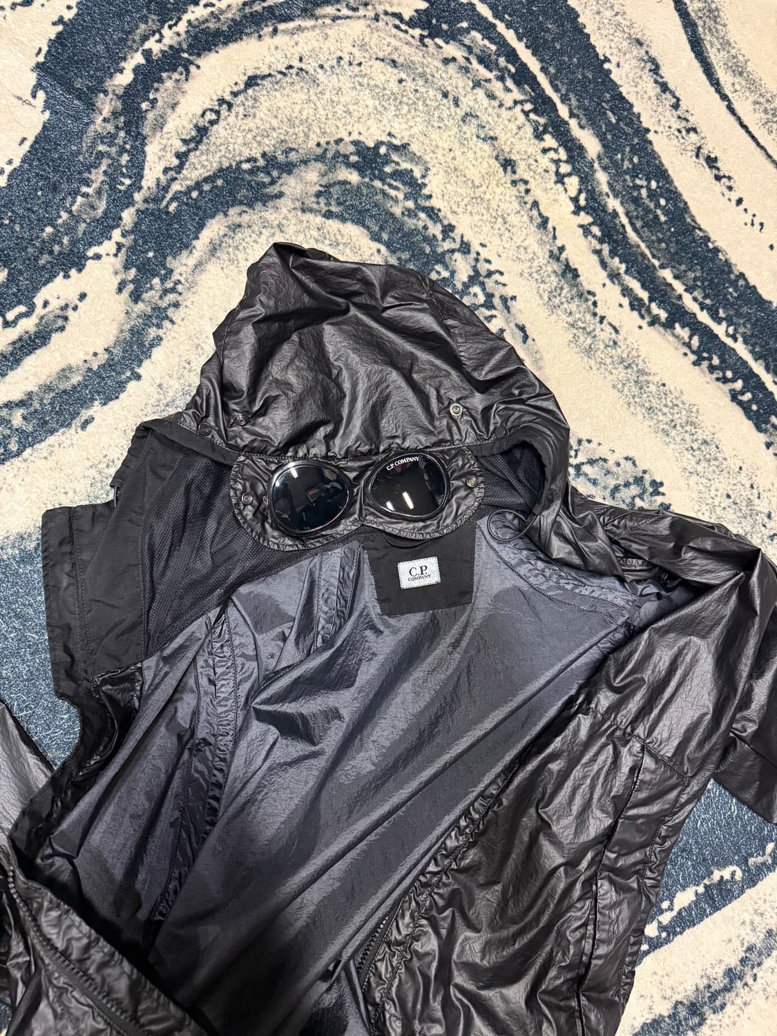 cp컴퍼니 레더 바람막이 자켓 50사이즈 상품이미지3
