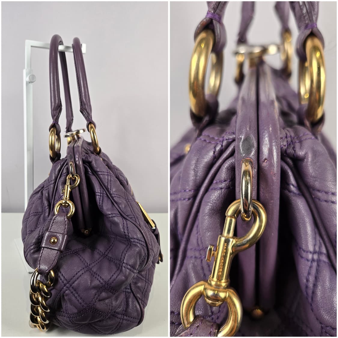 마크제이콥스 스탐백 라지 램스킨 퀼팅 체인백 가방 정품 스탐 상품이미지5