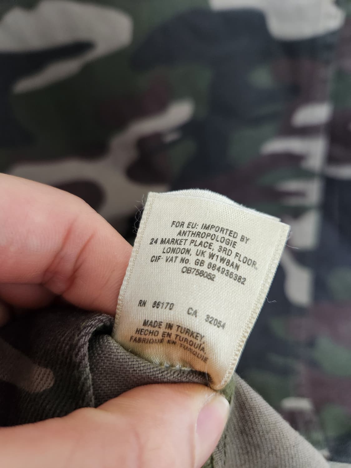 필크로앤더레터프레스 밀리터리 자켓 XS - J52 상품이미지7