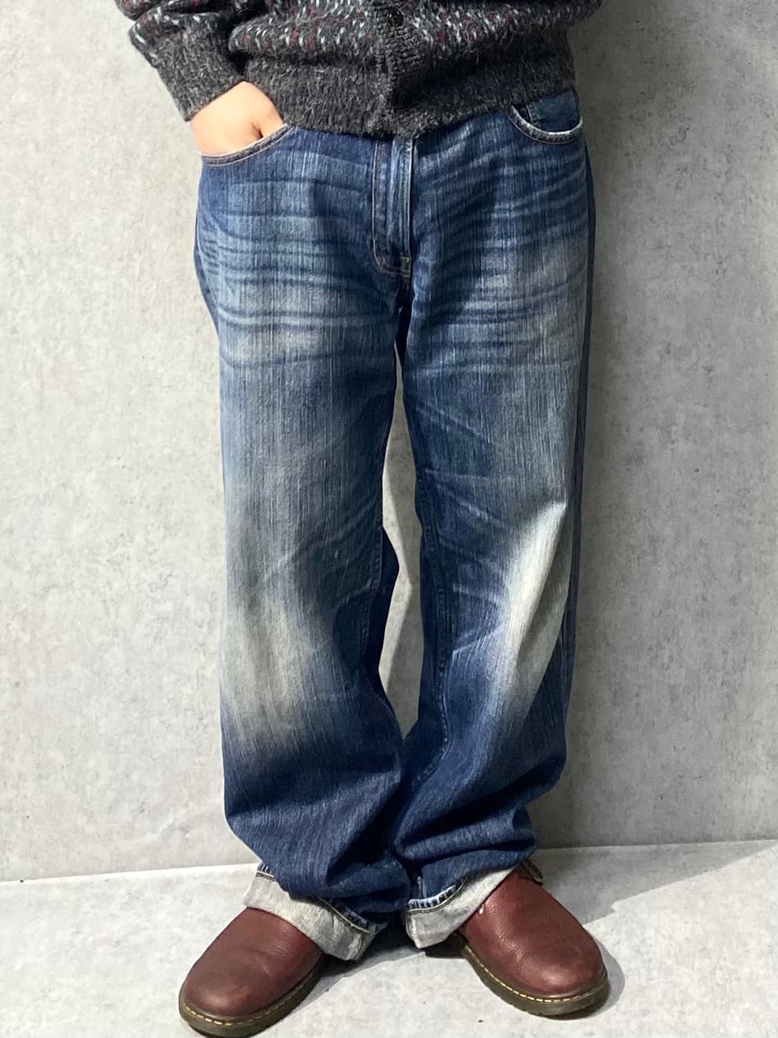 [34] 00s Levi's 503 리바이스 셀비지 와이드 데님팬츠 상품이미지10