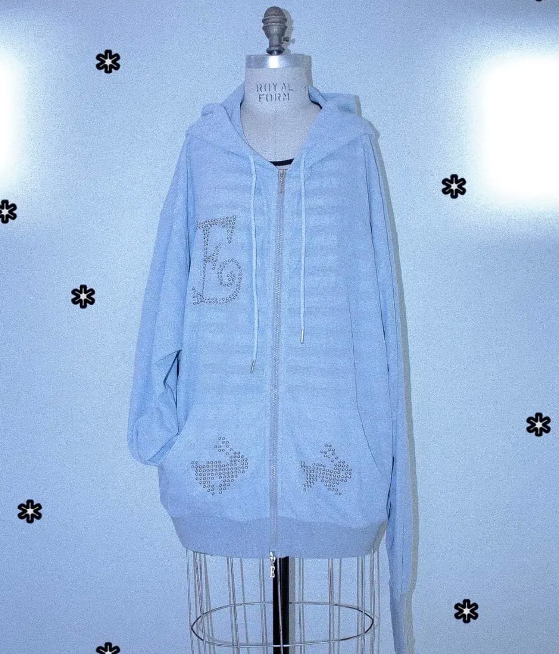 에쎄이 하루후드 스카이블루 하늘색 essay 상품이미지1