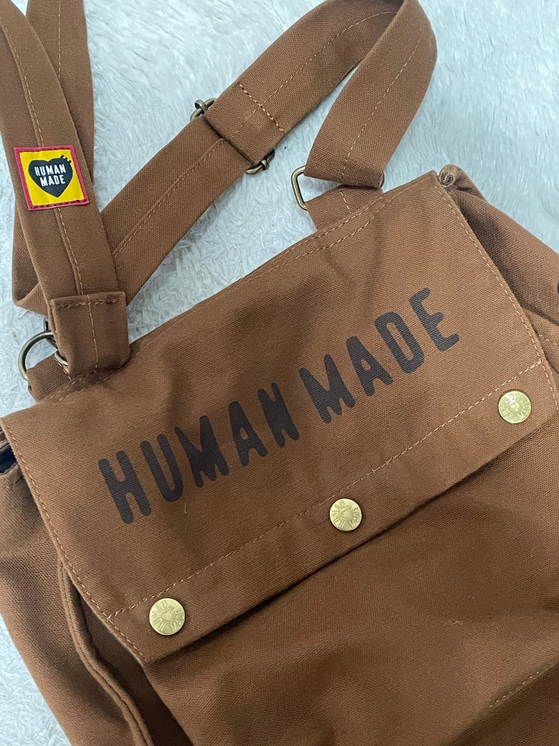 휴먼메이드 게임백 브라운 크로스백 양품 상품이미지3