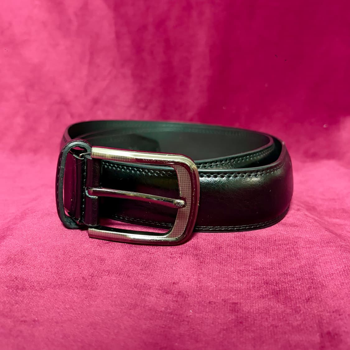 Jack Kevin 이탈리안 블랙 레더 벨트 상품이미지1