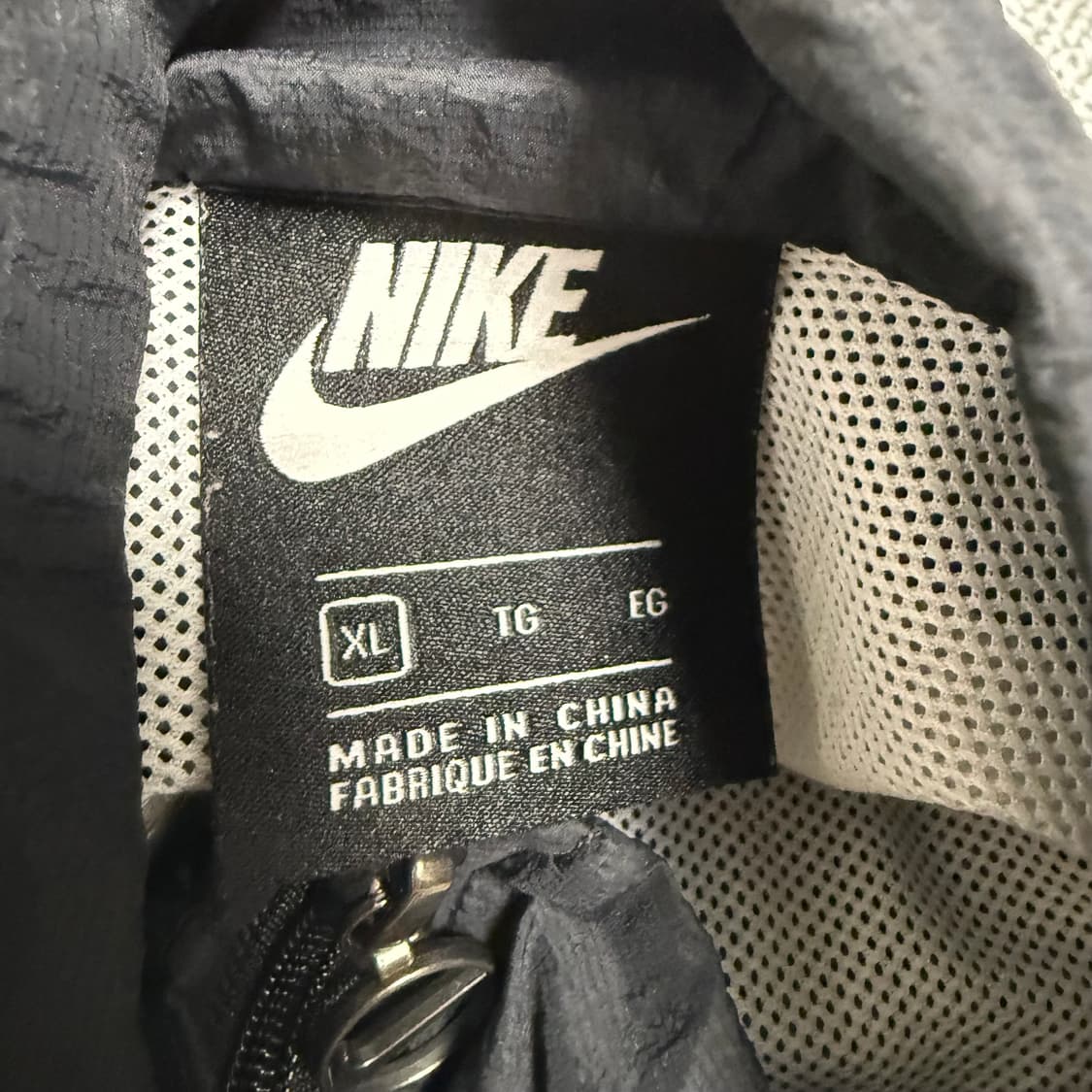 나이키 스우시 바람막이 블랙 XL 상품이미지4