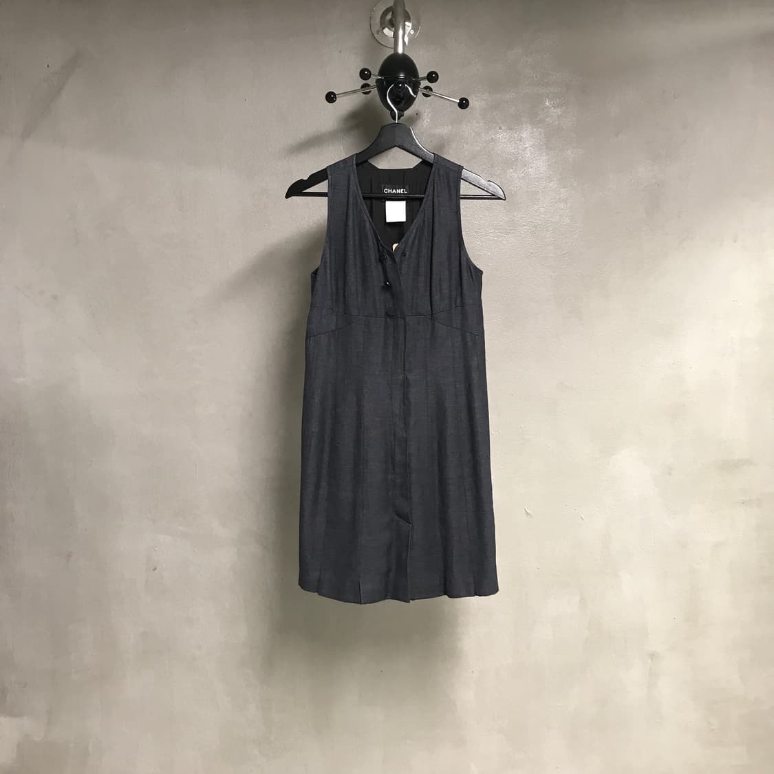 샤넬 실크 혼방 원피스 38 상품이미지1