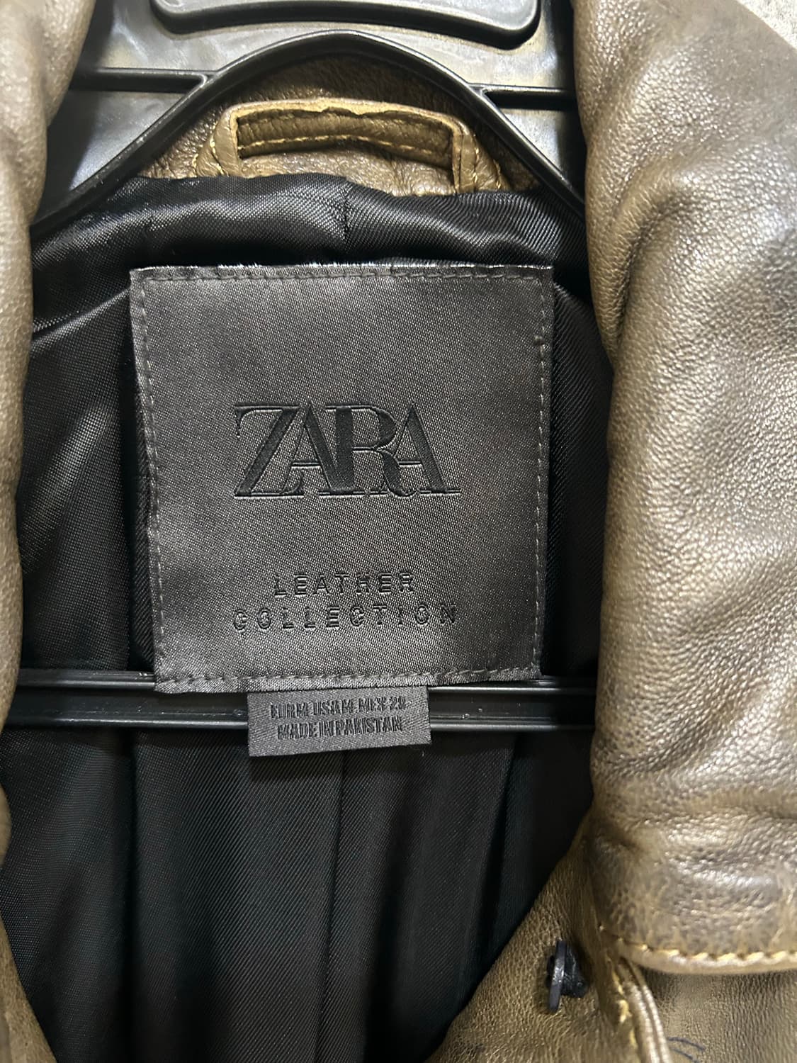 자라 리알 램스킨 양가죽코트 정가 50만원 상품이미지4