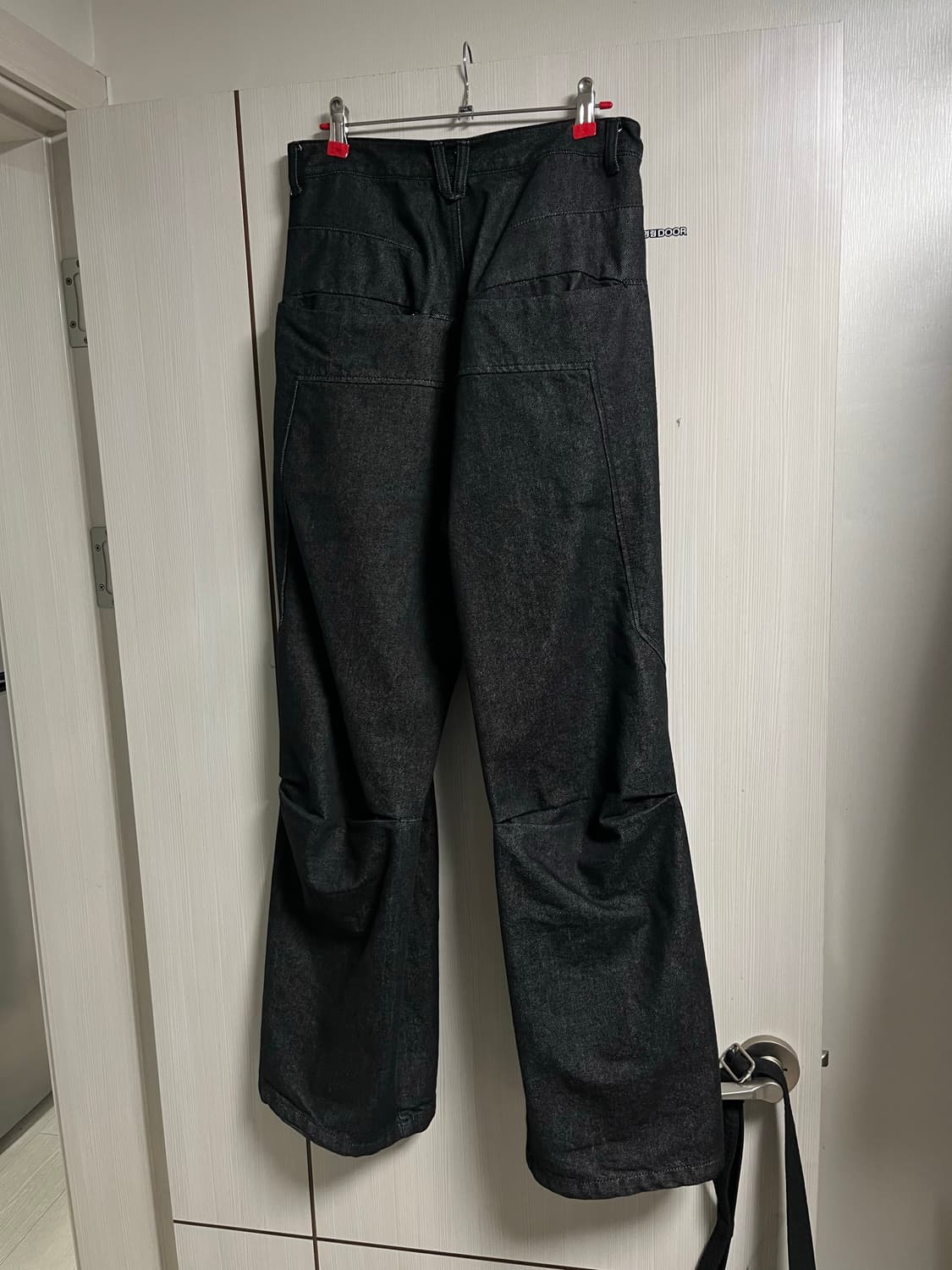 ETCE 사이드 포켓 데님 팬츠 블랙 L 1회착 상품이미지5