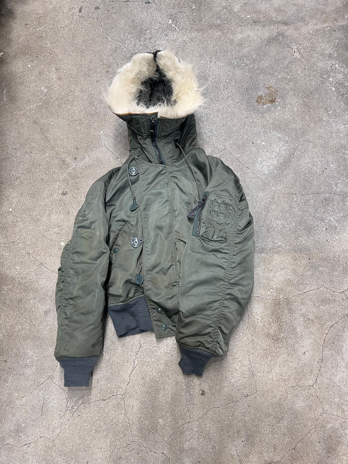 80‘s US Army HOOD N-2B E.C.W 파카 상품이미지2