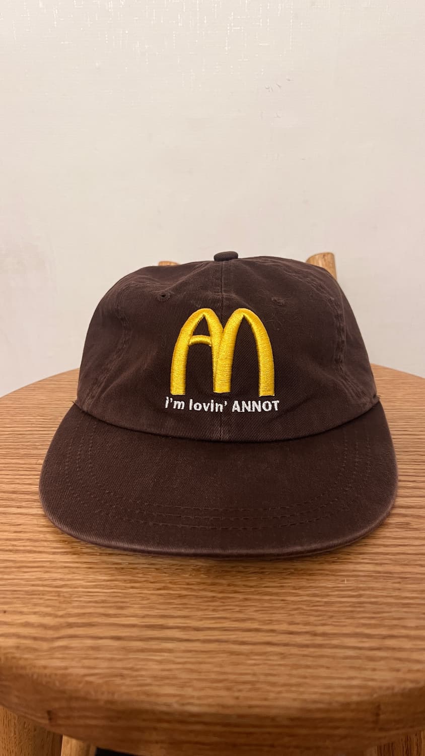 아노트 맥도날드 모자 캡 브라운 상품이미지1