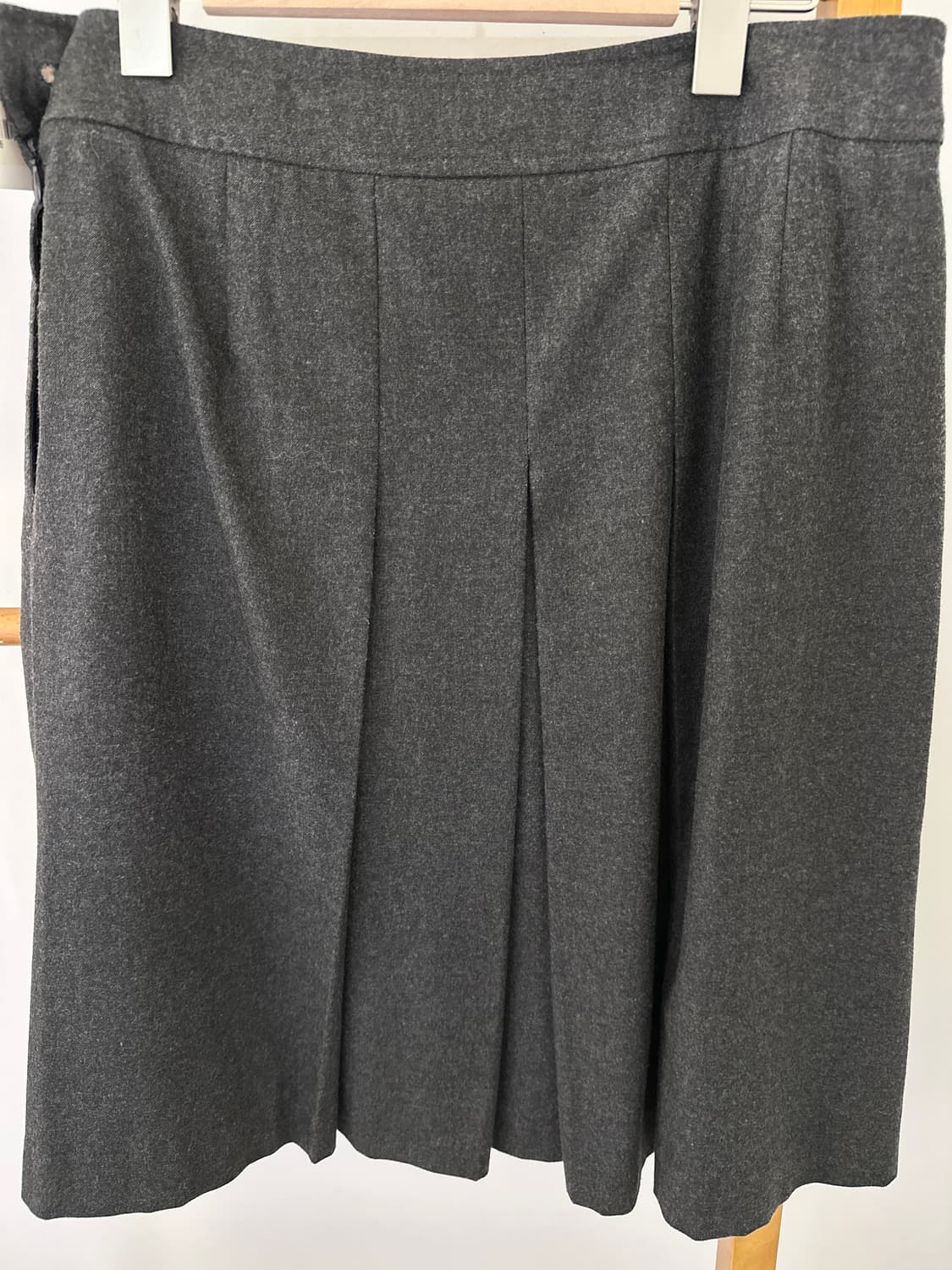에트로 울 플리츠 스커트 (사이즈31인치) 상품이미지5