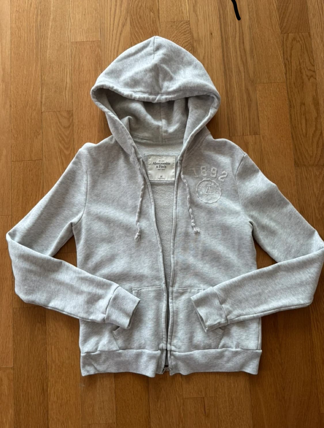 아베크롬비 그레이 후드집업 xs 상품이미지1