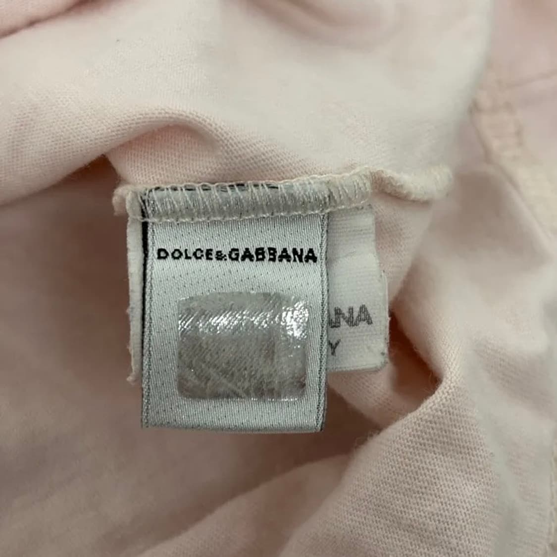 2004ss 돌체앤가바나 핑크 그래픽 티셔츠 (M) 상품이미지7