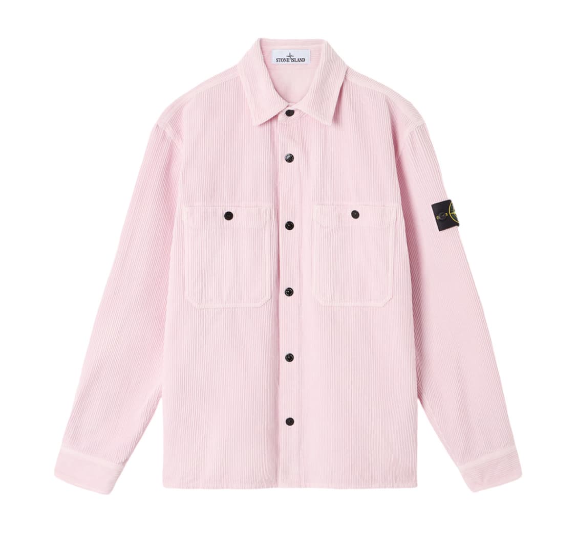 스톤 핑크 코듀로이셔츠 자켓 m  상품이미지1
