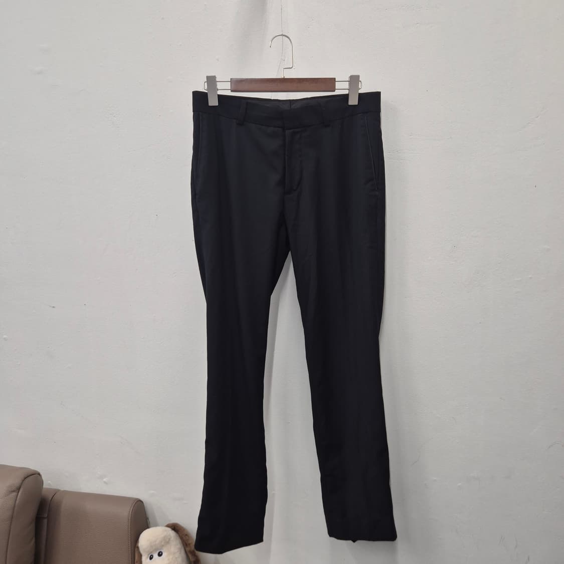 H&M 레귤러핏 트라우저 울 혼방 팬츠 33R 상품이미지1