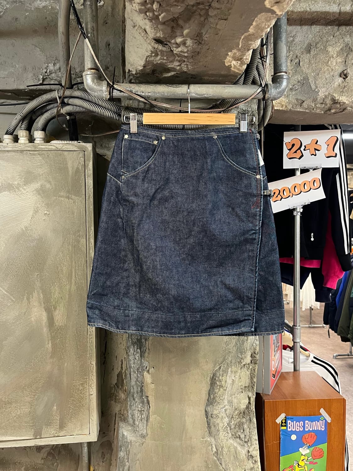 리바이스 엔지니어드 데님 랩 스커트 W26 #csz3773 상품이미지2