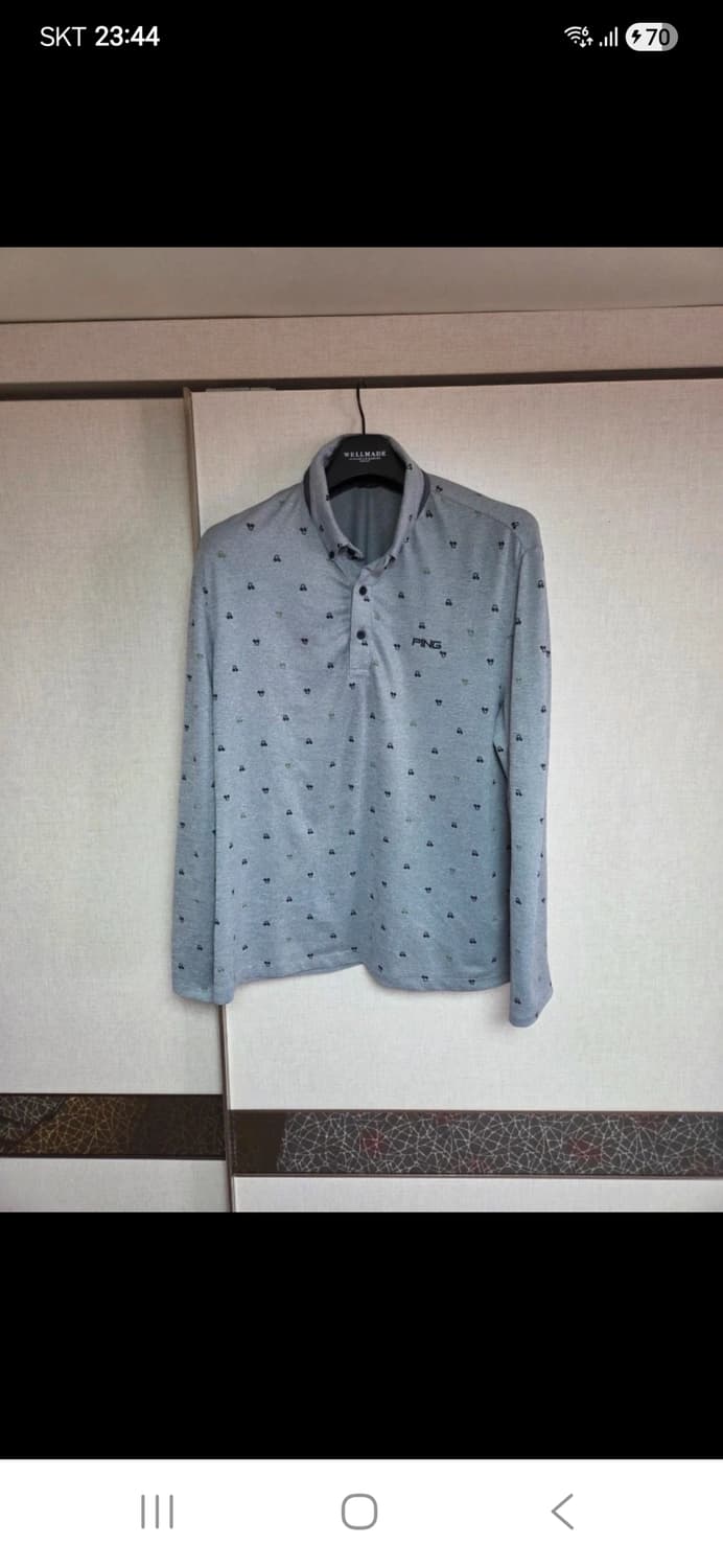 PING 남성 긴팔 골프 티셔츠 105 상품이미지1