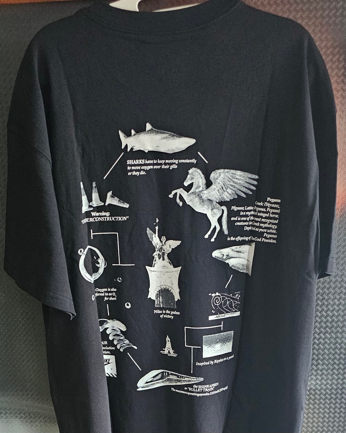 정품)나이키에어블랙 반팔티셔츠 L사이즈새상품미사용 상품이미지3