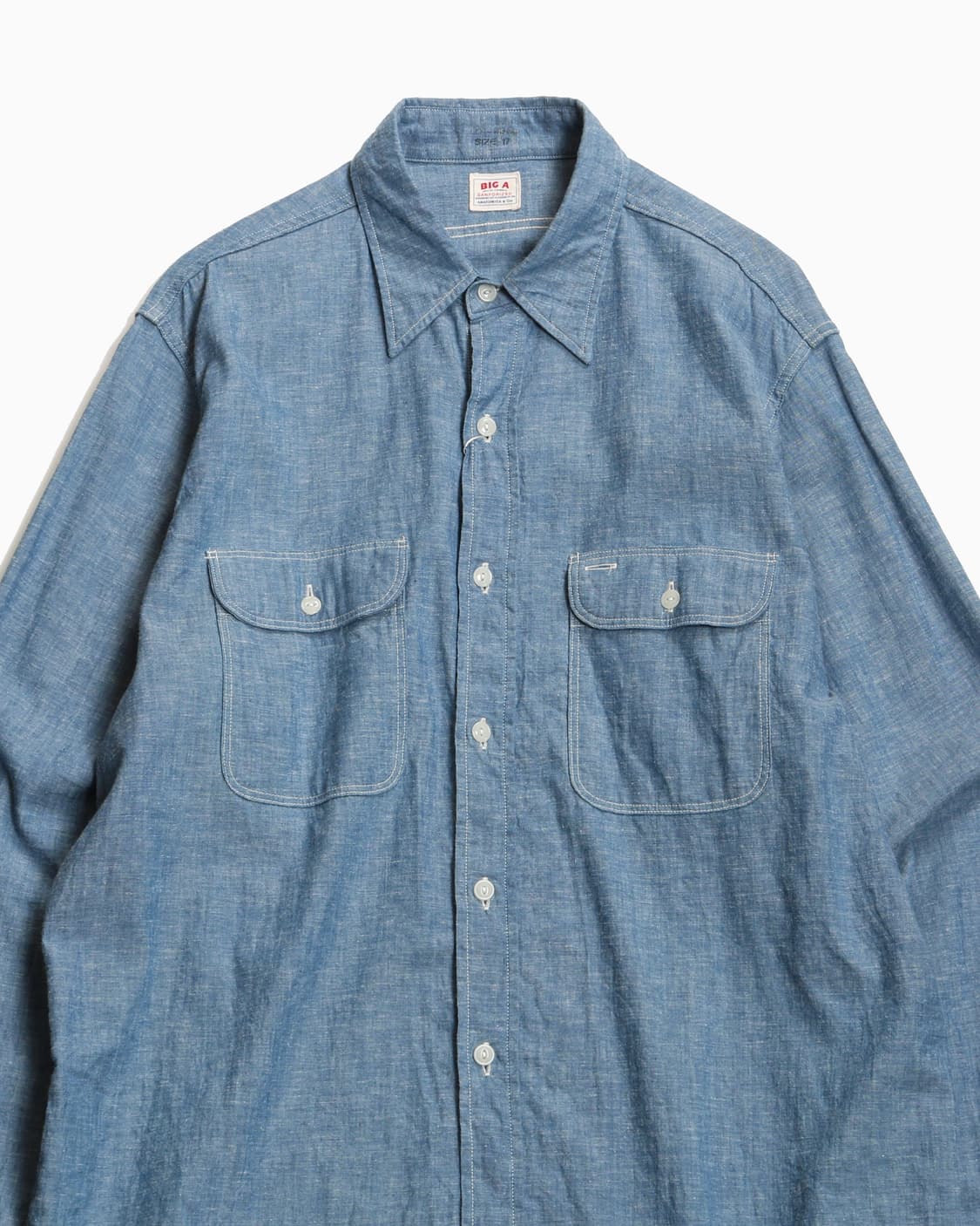 ANATOMICA BIG A Chambray shirt 상품이미지2