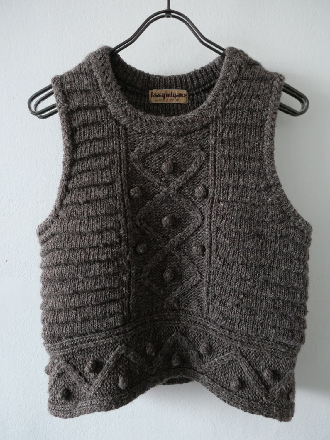Issey miyake 80’s knit vest  상품이미지5