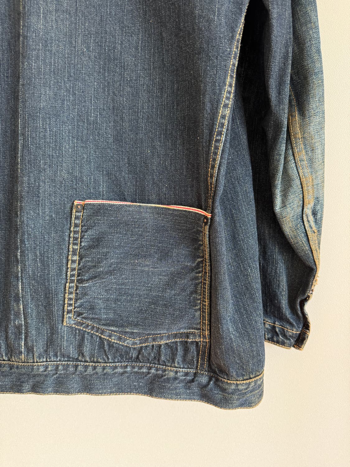 에드윈(EDWIN) 데님 셀비지 커버울 상품이미지7