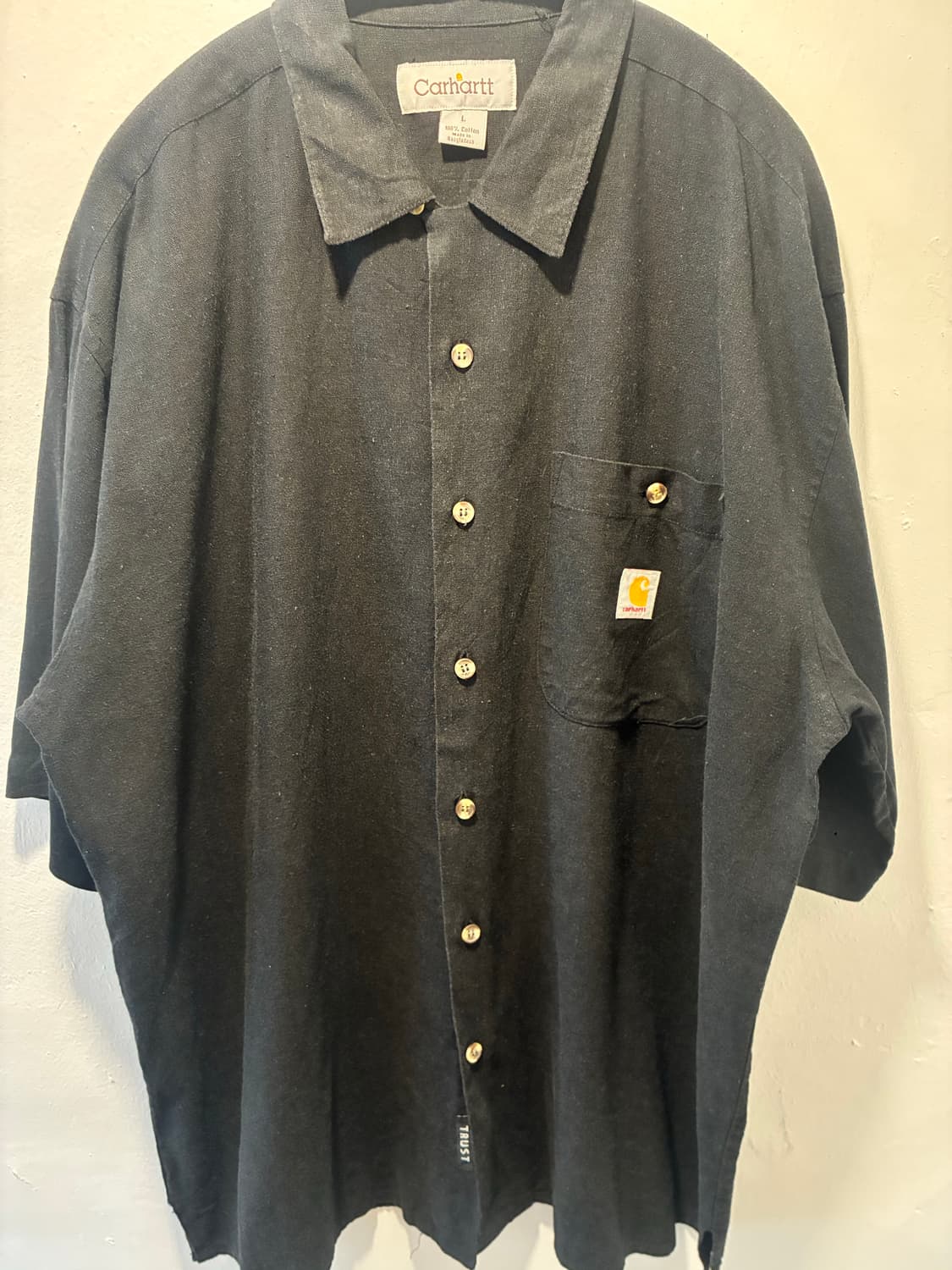 칼하트 TRUST Cotton Slub 빈티지셔츠(여름에 시원하게👍) 상품이미지2