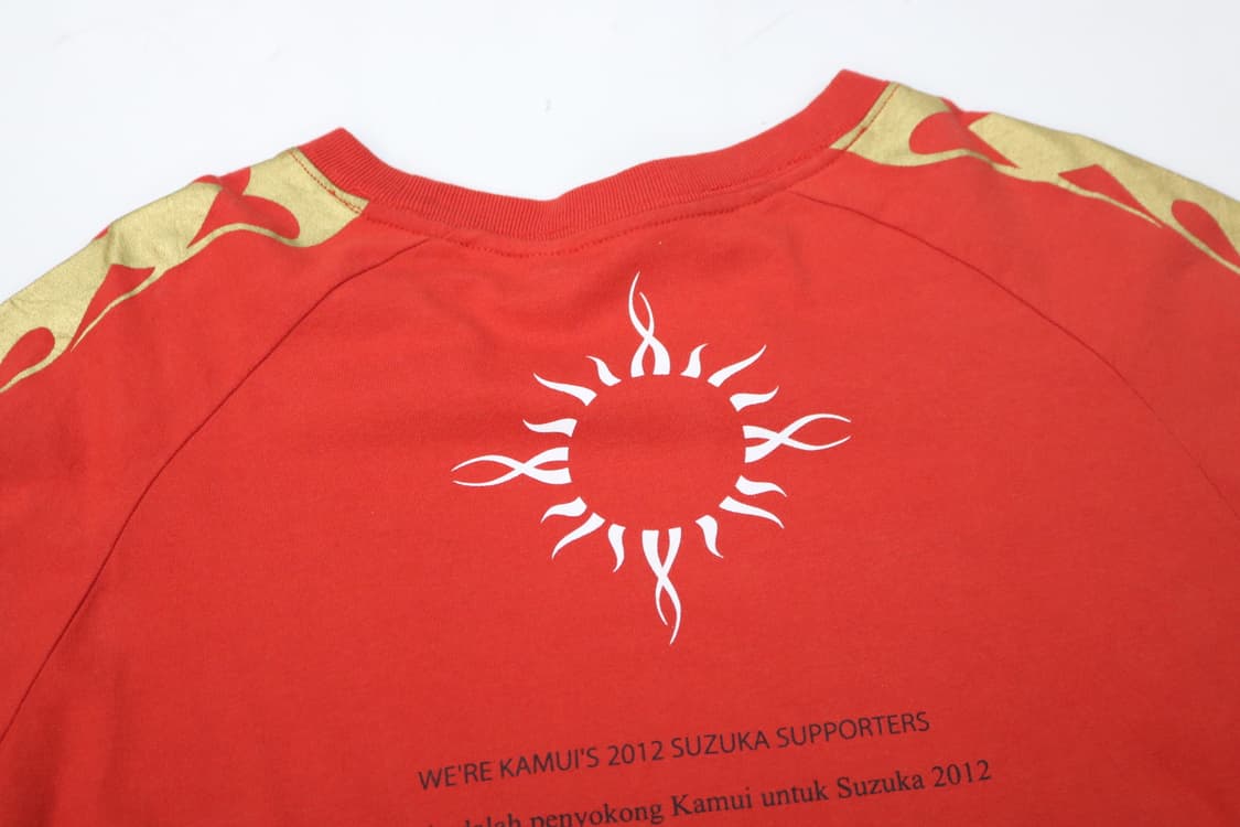 2012 F1 재팬 GP 고바야시 카무이 오피셜 그래픽 티셔츠 (L) 상품이미지8