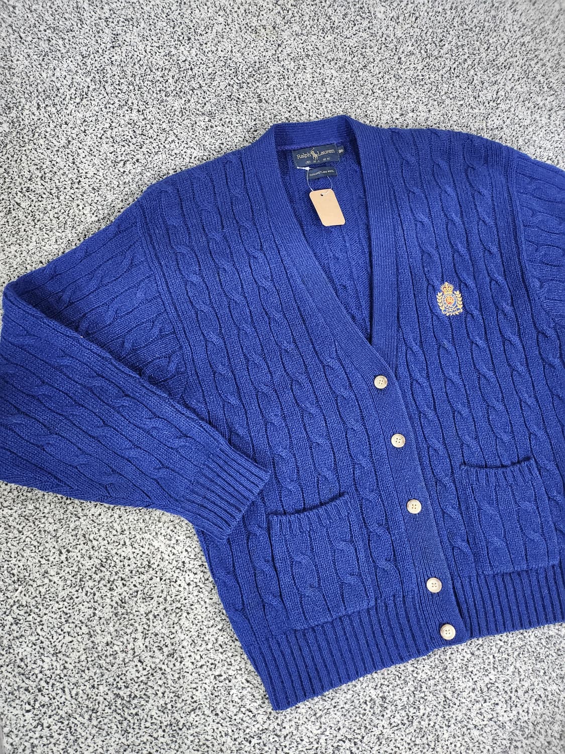 빈티지 폴로 랄프로렌 셰틀랜드 울 가디건 상품이미지2