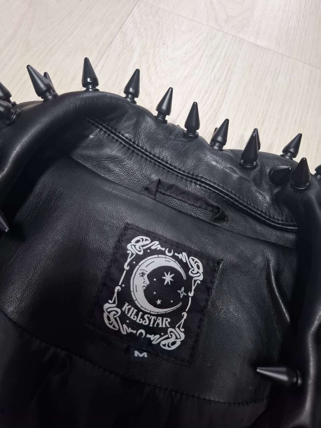 펑크 징 레더 라이더 자켓 M 상품이미지2