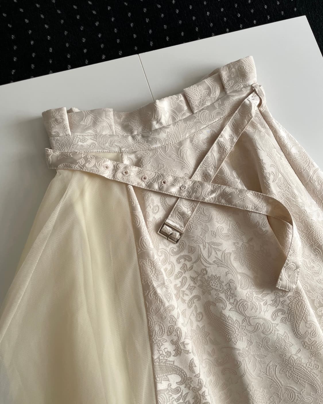 Jacquard long skirt 상품이미지3