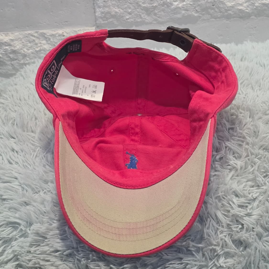 p1-8:폴로 랄프로렌 클래식 볼캡 핑크(약 56~60cm 조절 가능) 상품이미지6