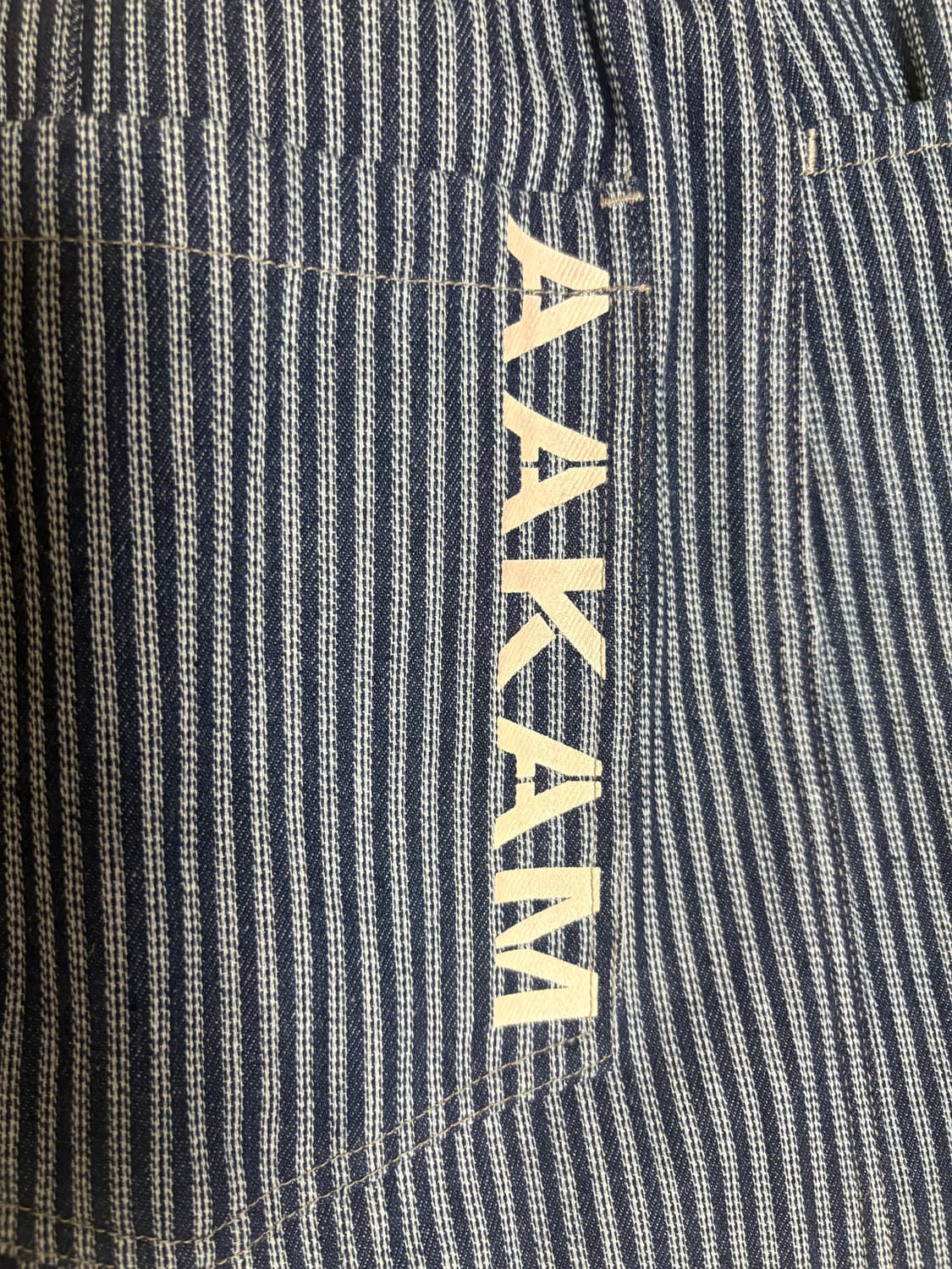 Knee Pin-tuck Stripe Denim Pants (Blue) 상품이미지6