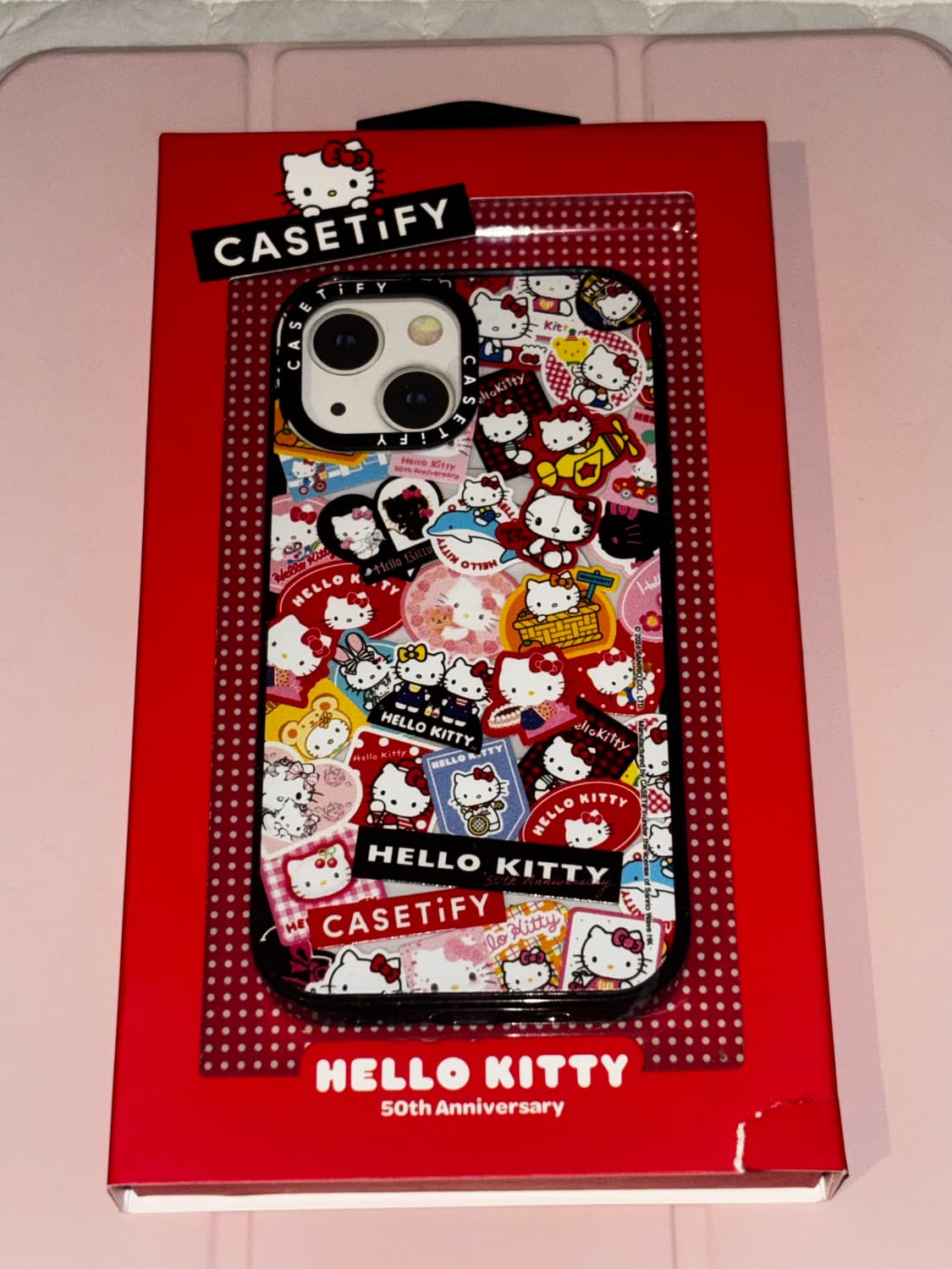 케이스티파이 헬로키티 아이폰13미니 폰케이스 판매 50주년 키티 아이폰 상품이미지1
