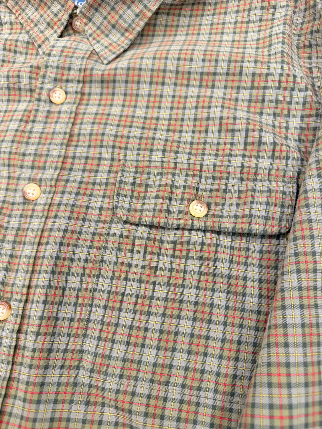 폴로 엘보패치 체크 셔츠 상품이미지4