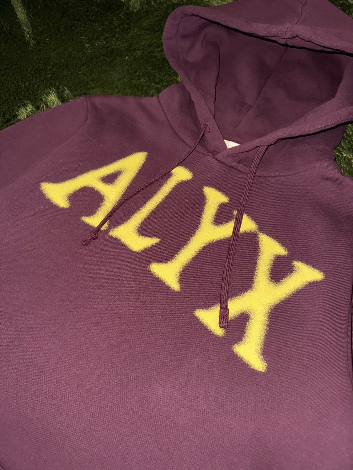 [M] 1017 ALYX 9SM 알릭스 로고 프린트 후디 버건디 와인 상품이미지2