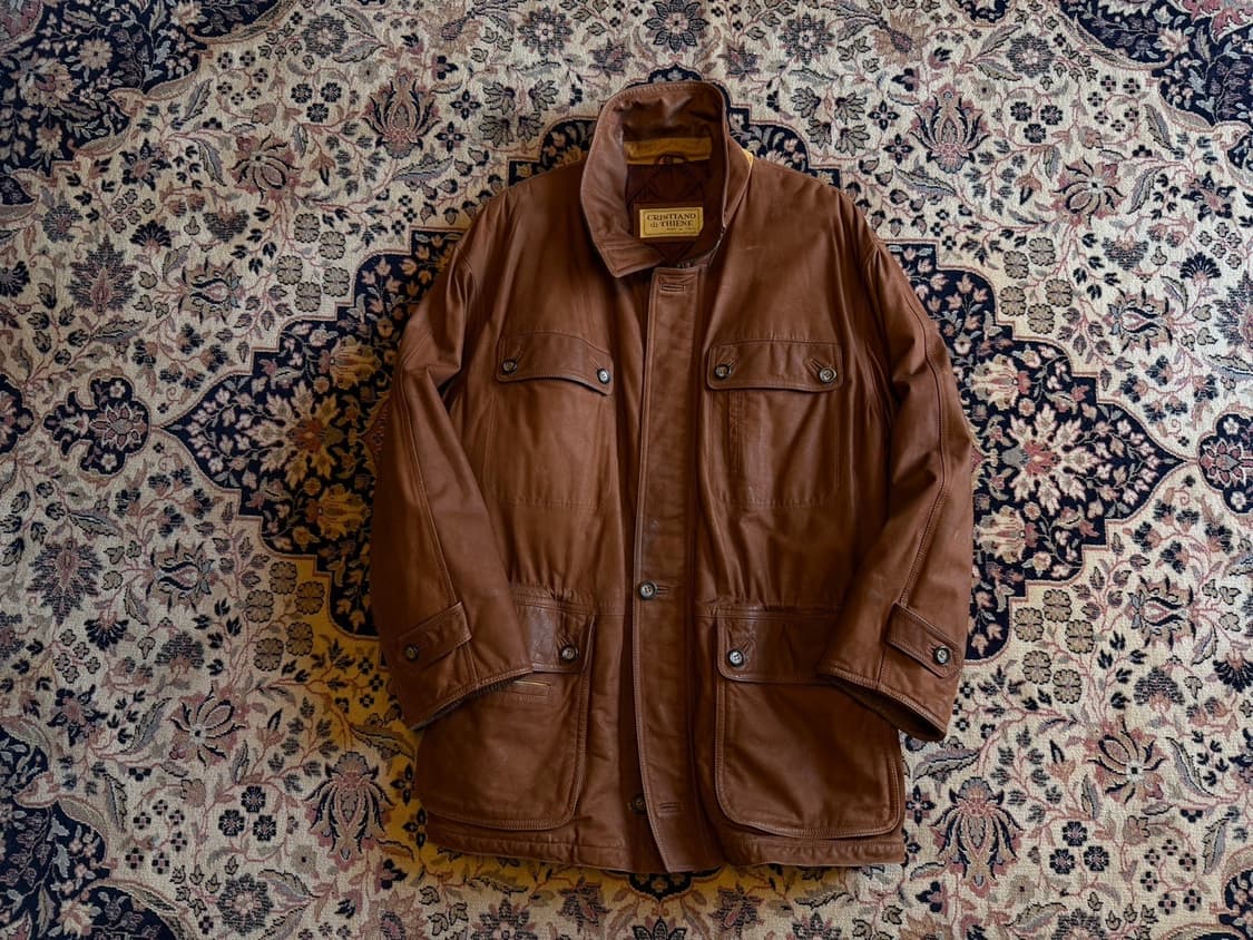 크리스티아노 디 띠엔느 레더 헌팅 자켓 105 상품이미지1