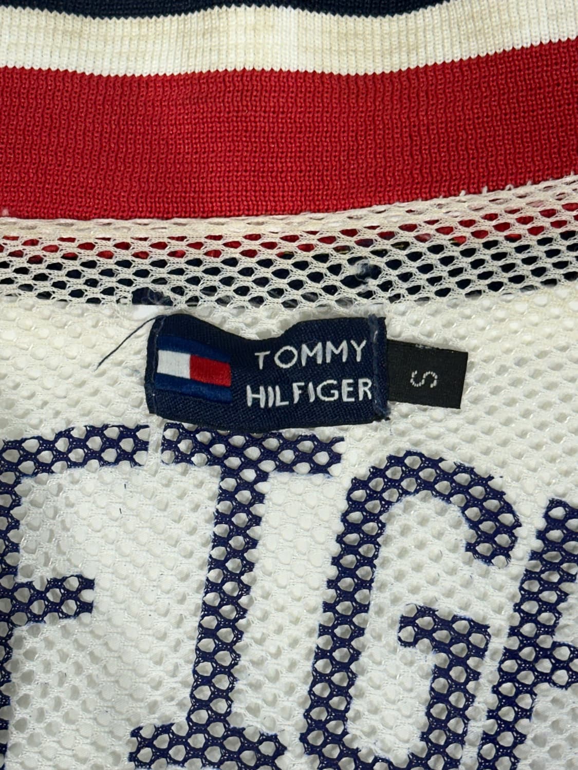 타미 힐피거 화이트 바람막이 자켓 S 상품이미지7