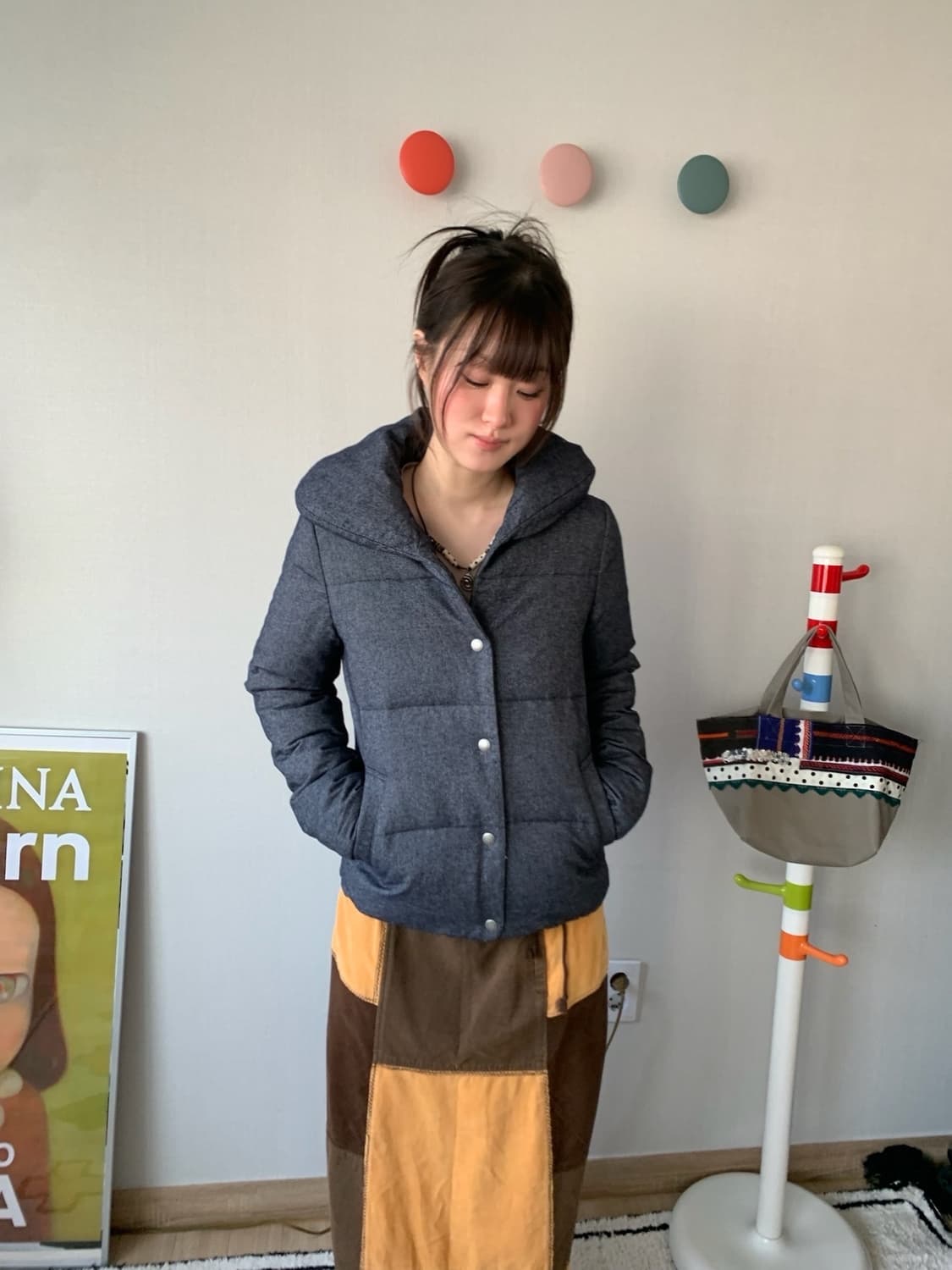 San Francisco denim down jumper 상품이미지3