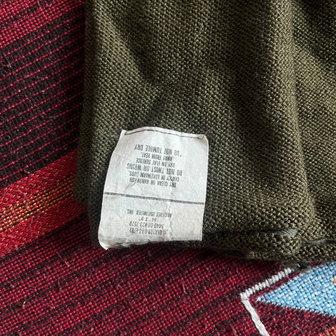 미군 울 머플러 스카프 US Army 상품이미지5