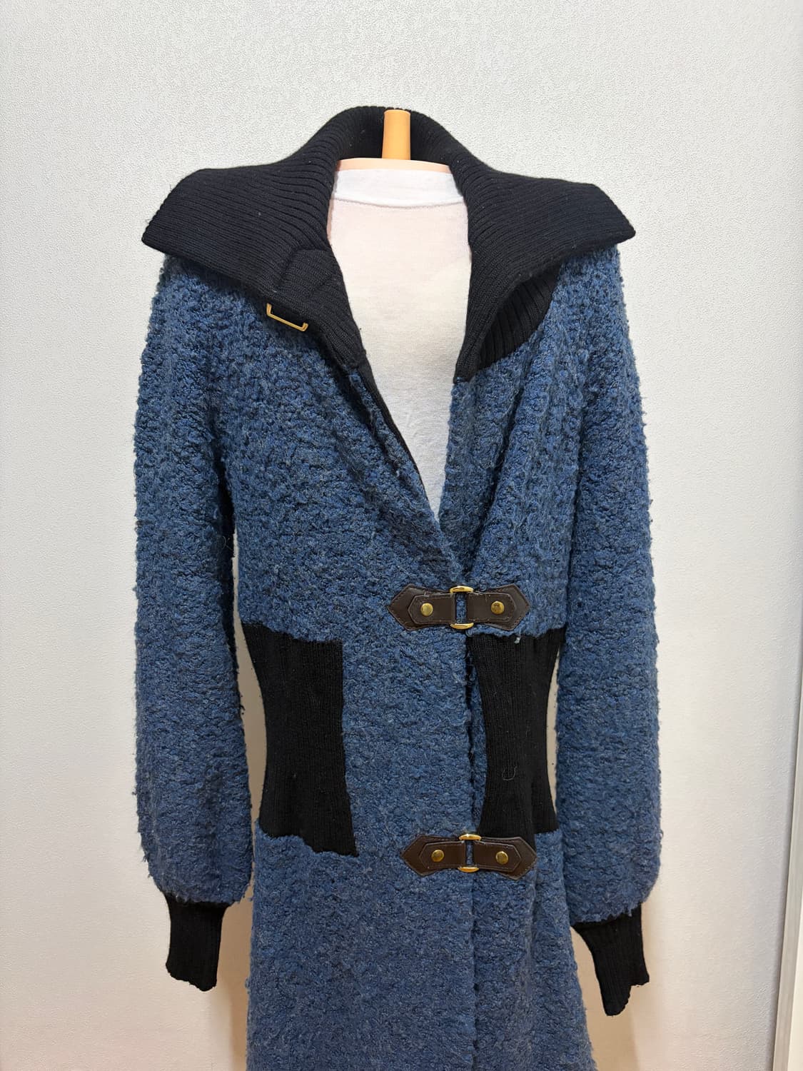 버클 롱 니트 가디건 코트  상품이미지1