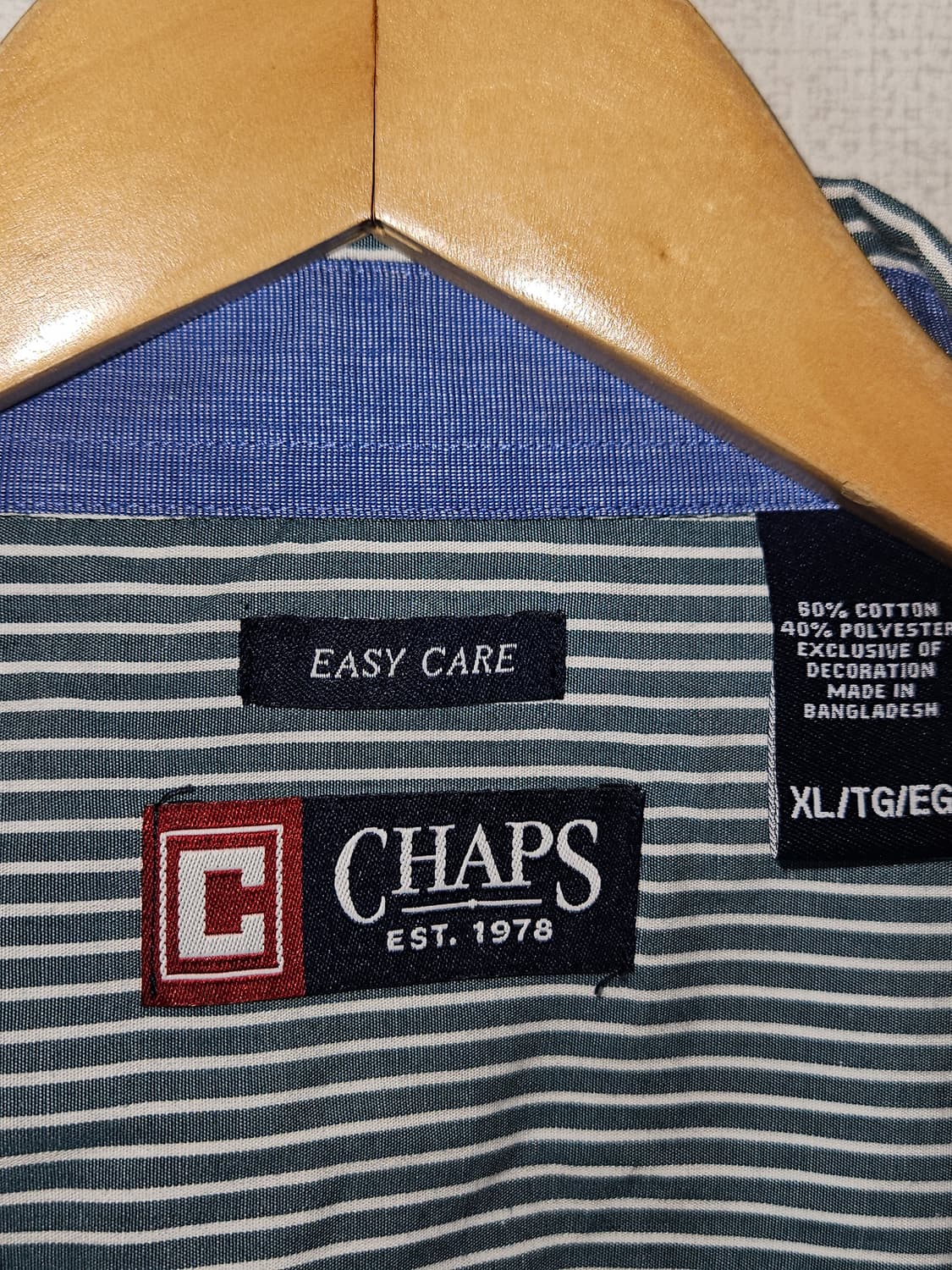 챕스 랄프로렌 CHAPS 폴로 셔츠 스트라이프 원포켓 XL 상품이미지4