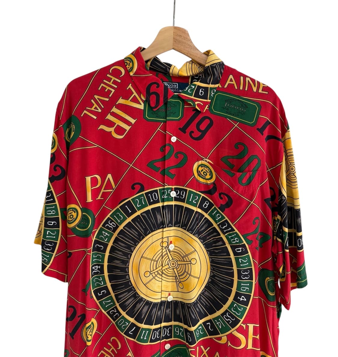 폴로 랄프 로렌 리미티드 에디션300 카지노 풀 프린팅 레이온 셋업 상품이미지4