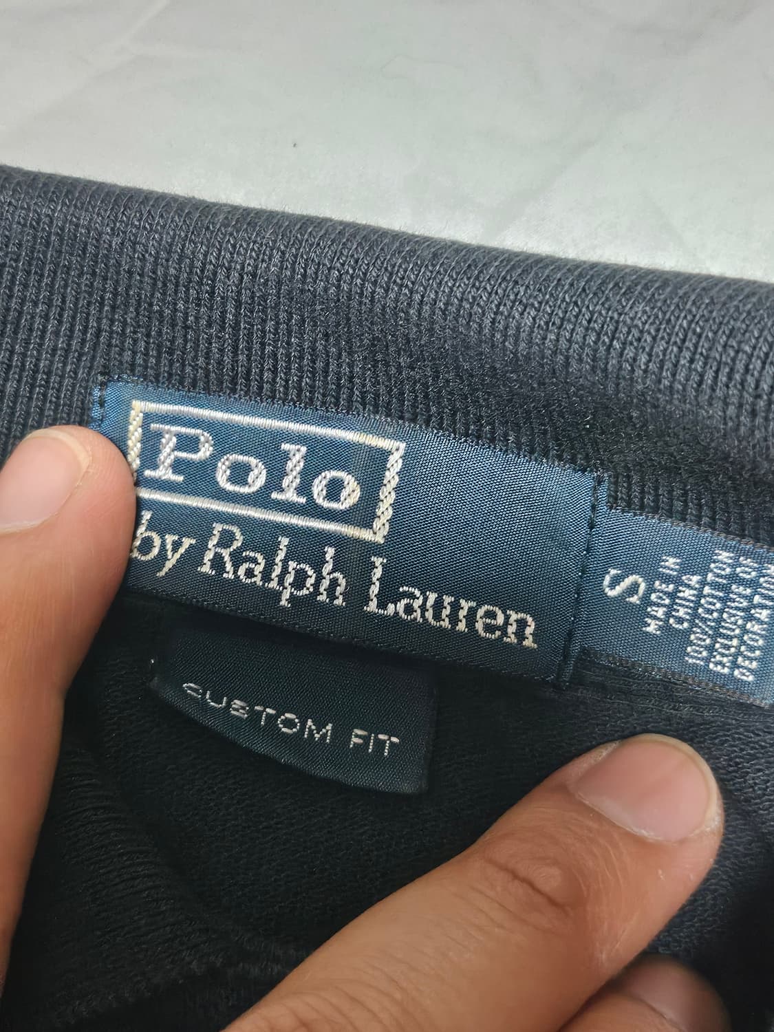 폴로랄프로렌 블랙 PK 티 카라티 카라티셔츠 S 상품이미지3