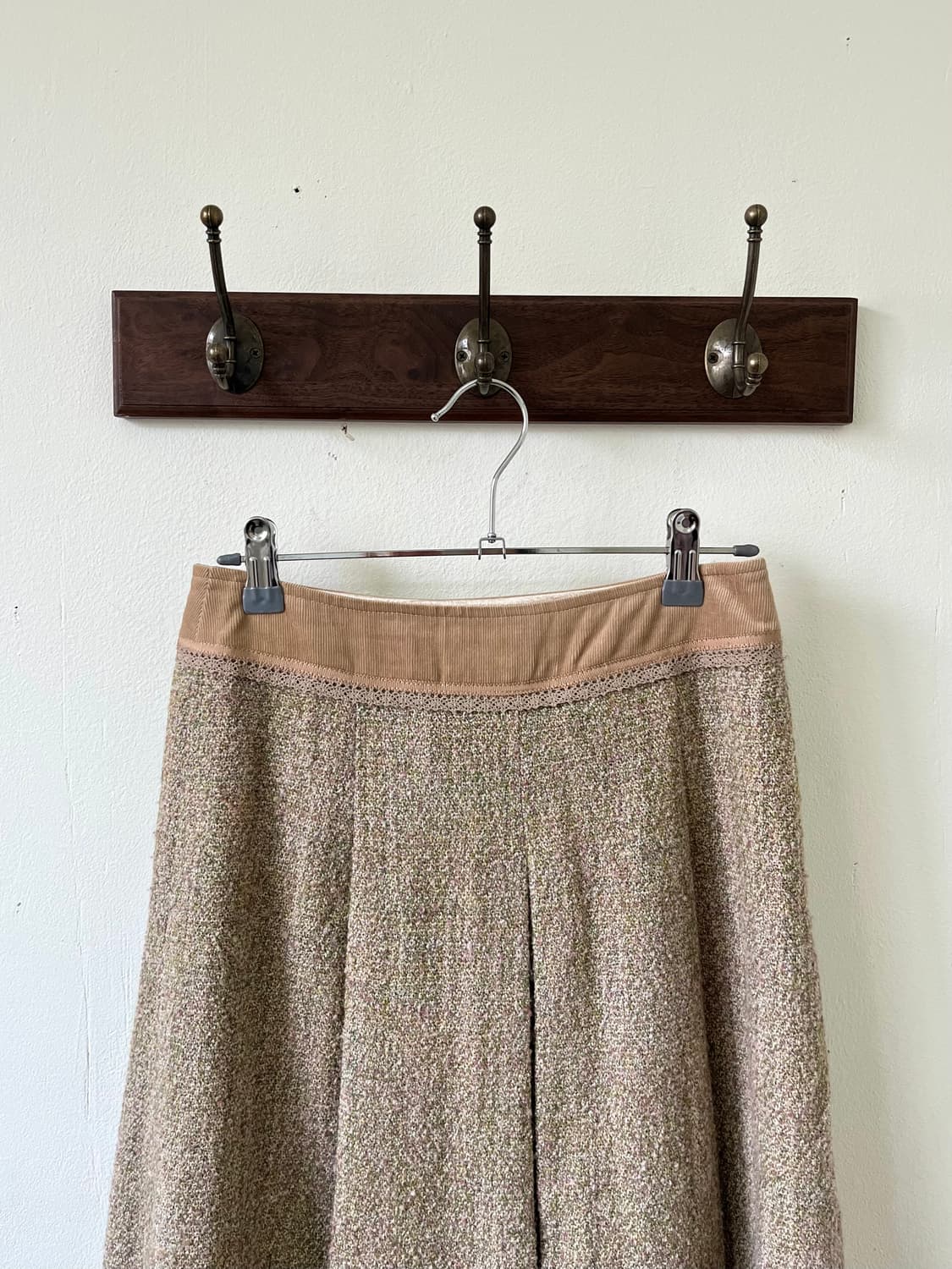 ARTI CHAUT 골덴 레이스 트위드 스커트 상품이미지2