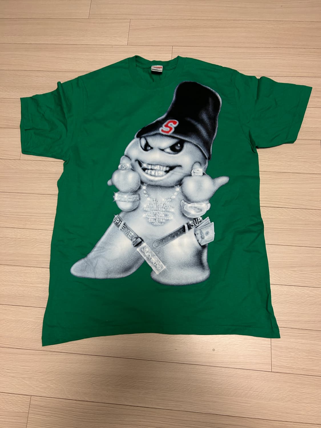 슈프림 스노우맨 티셔츠 그린 상품이미지1