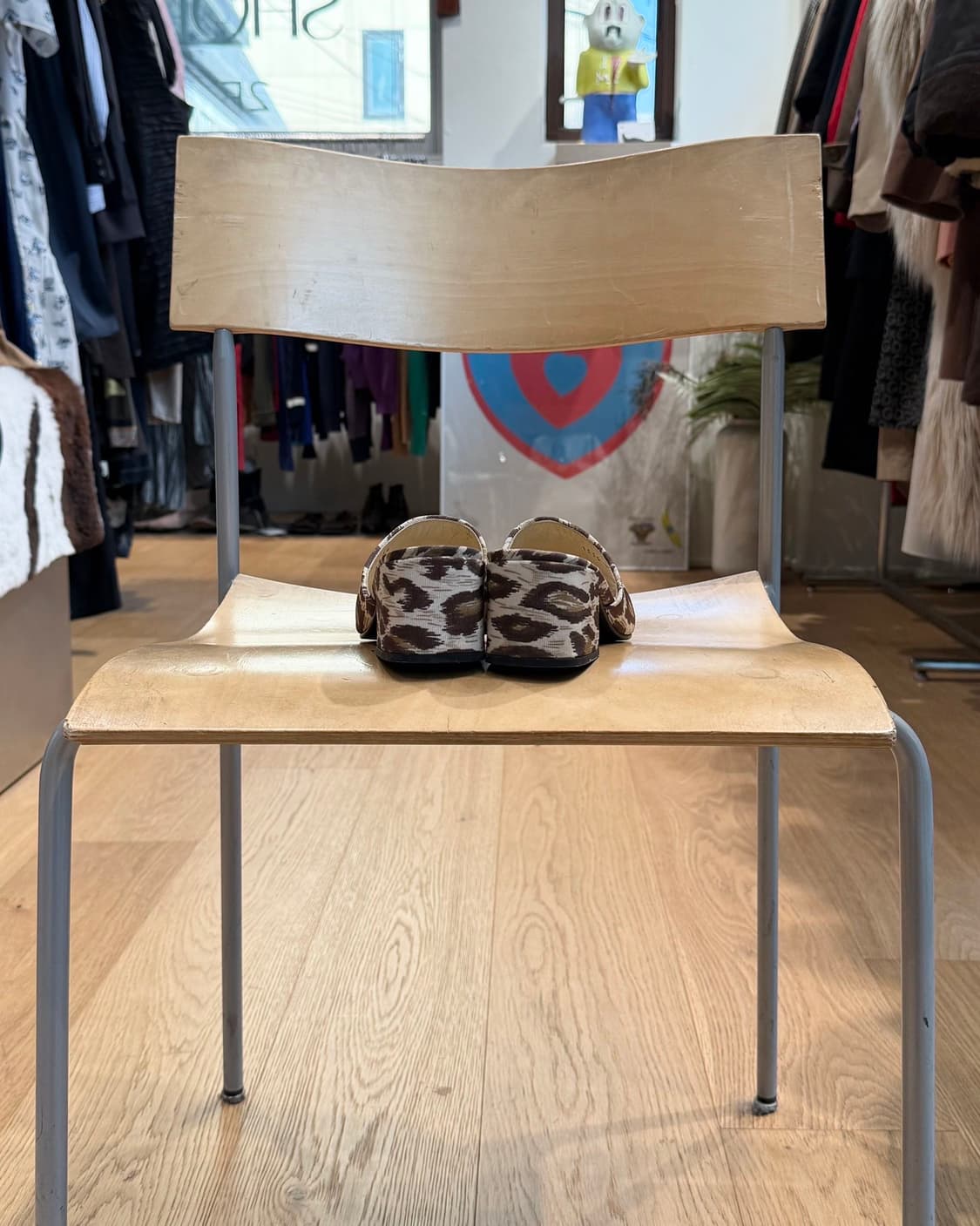 돌체앤가바나 레오파드 패브릭 샌들  상품이미지5