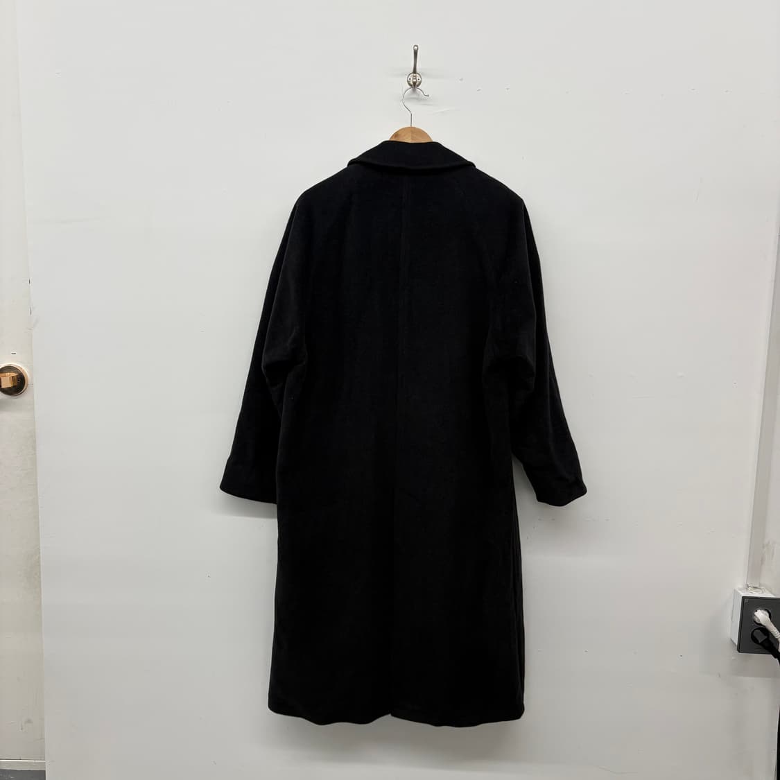 버버리 블랙 롱 코트 남M 상품이미지4