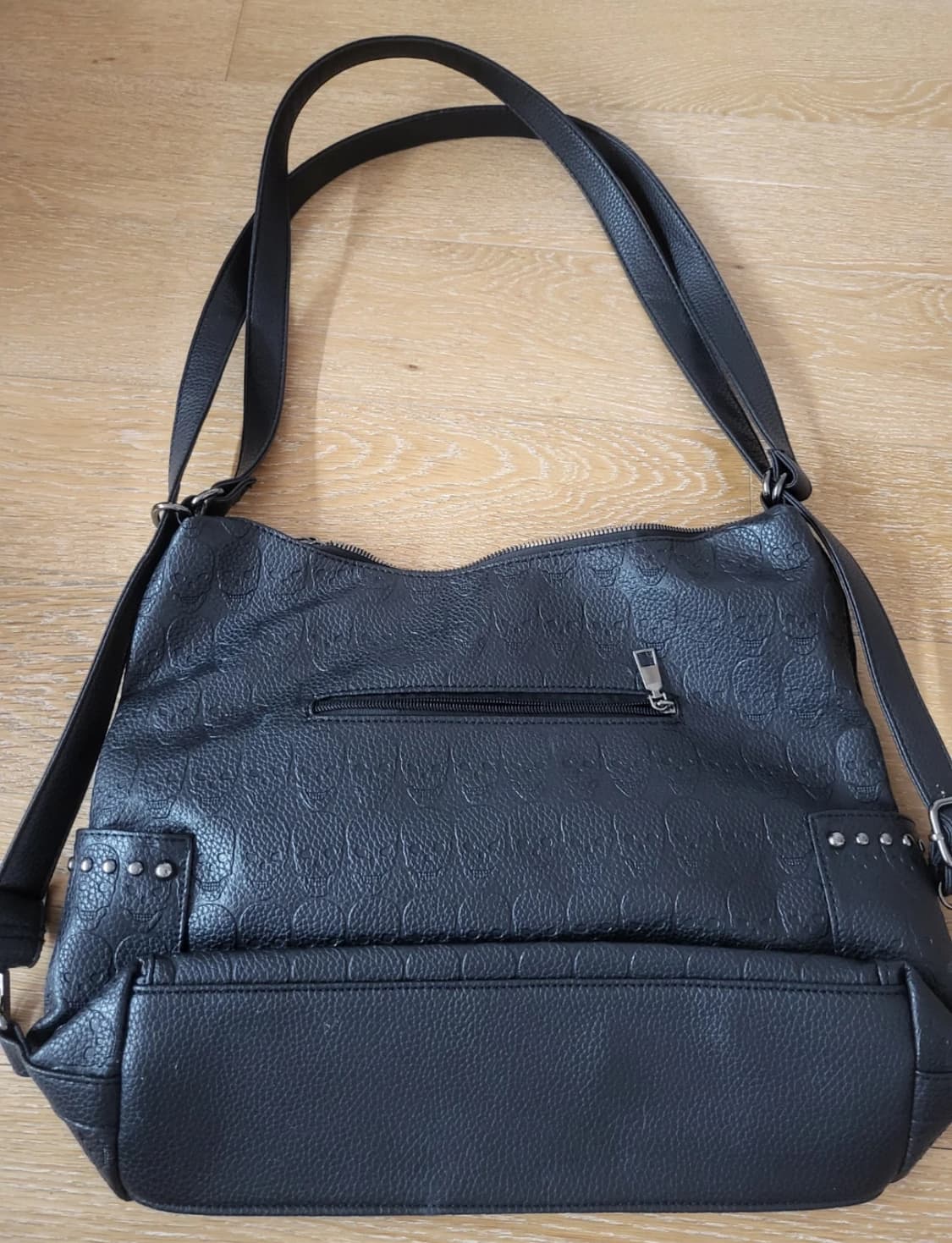 블랙 스컬 숄더백 상품이미지3