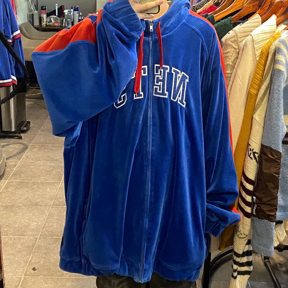 [NO.9] Hardwood classics  Reebok 벨벳 져지 상품이미지3